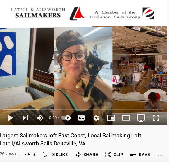 latell ailsworth sails deltaville, VA 
evolution sails New Zealand